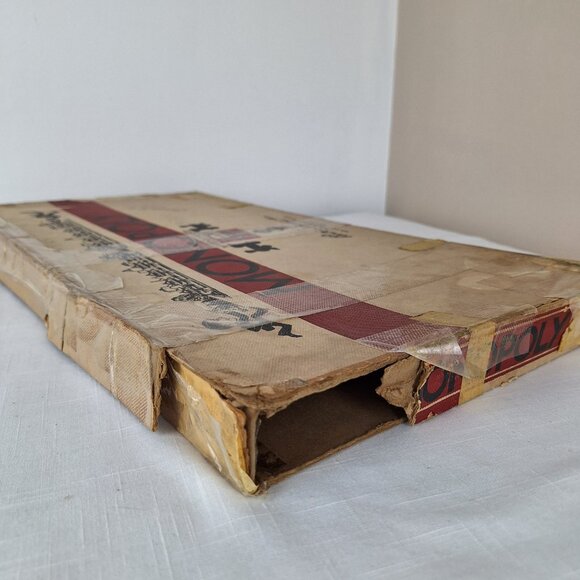 Vintage Monopoly Board Game Parker Brothers 1935 1946 Wooden and Metal Pieces - Picture 14 of 16